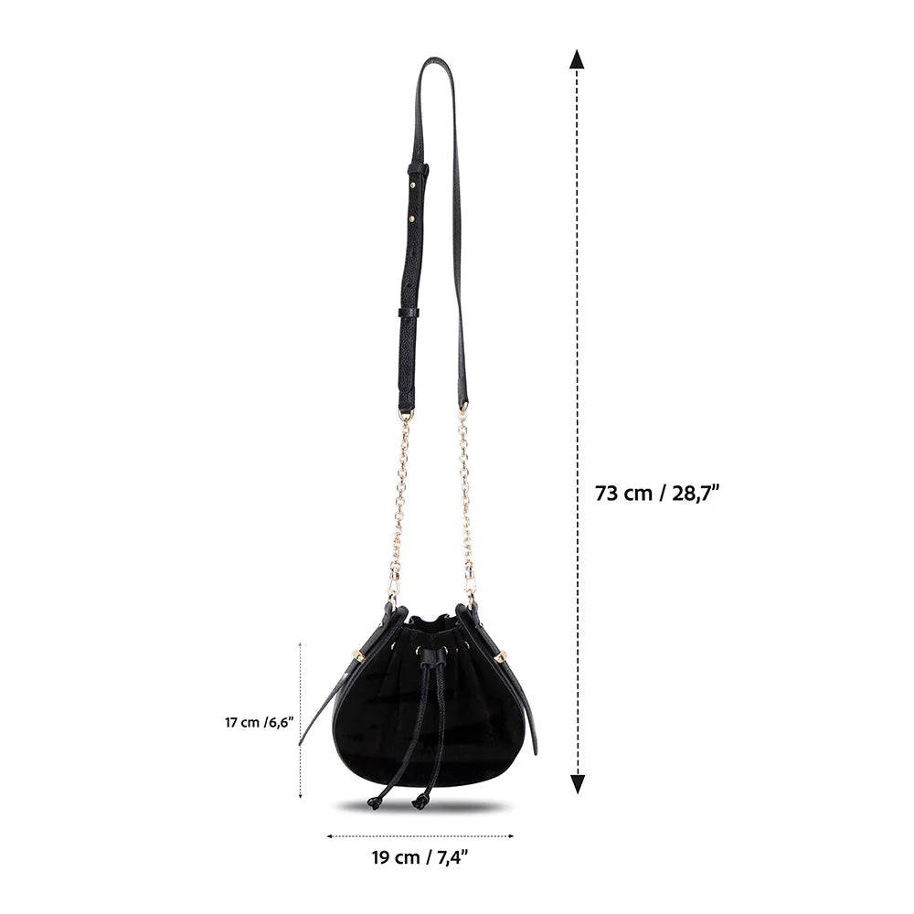 Valentina Women's Suede Leather Bag
