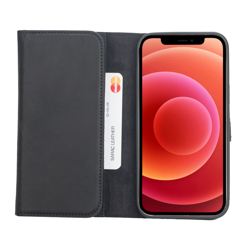 Santa iPhone 12 Pro Max Leather Detachable Wallet Case