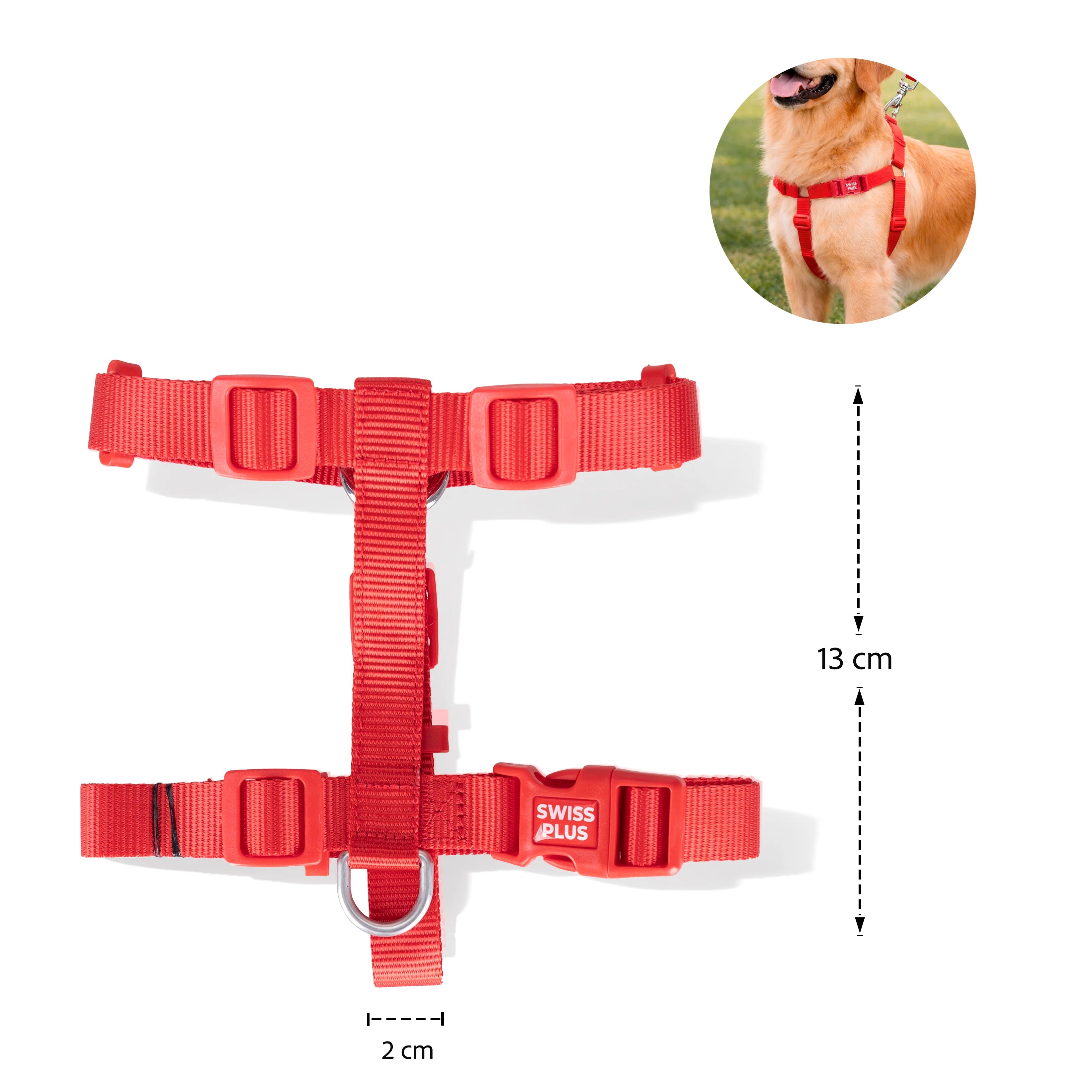 Solid Color H-Type Harness