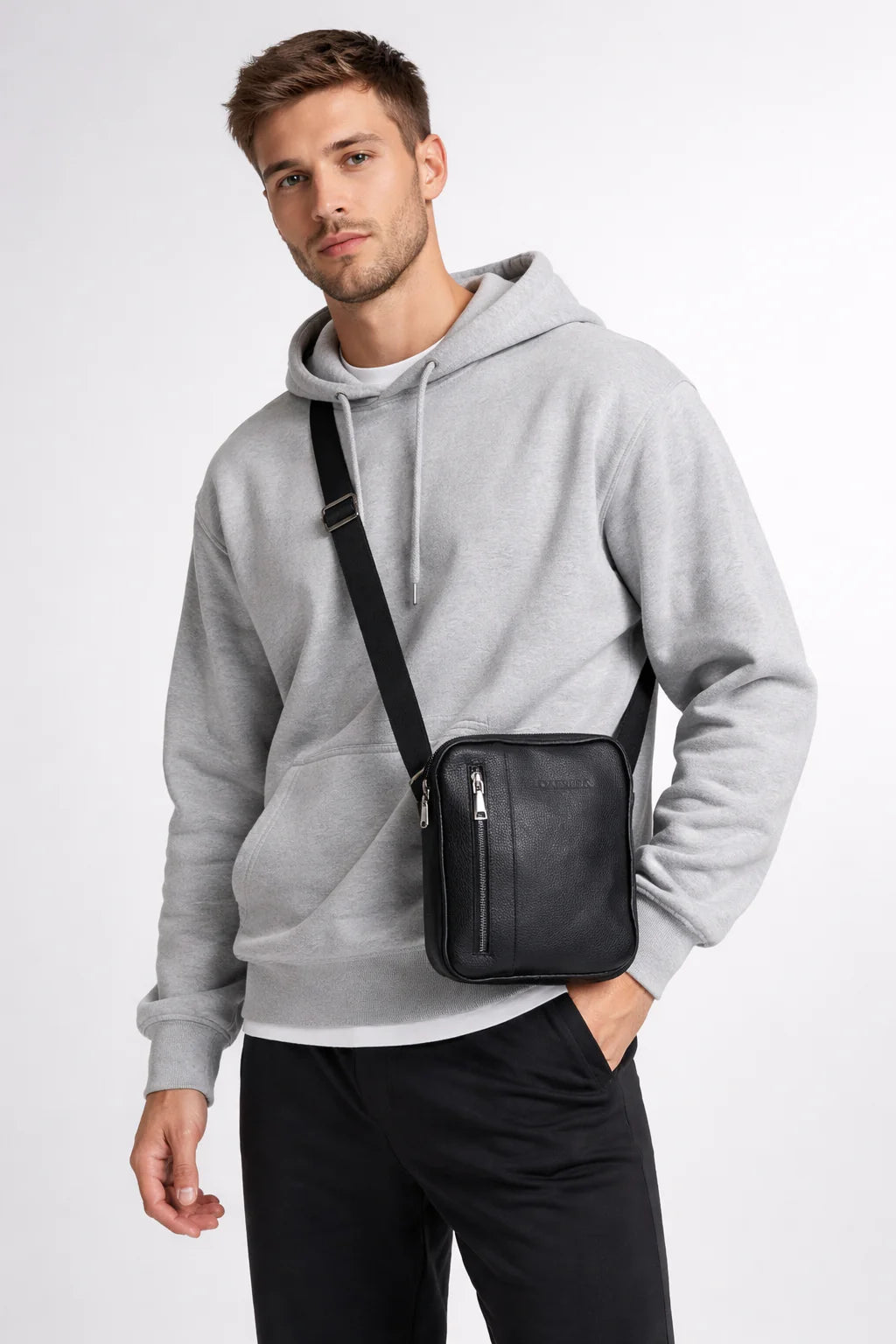 Carrera Torrenzio Leather Men's Handbag