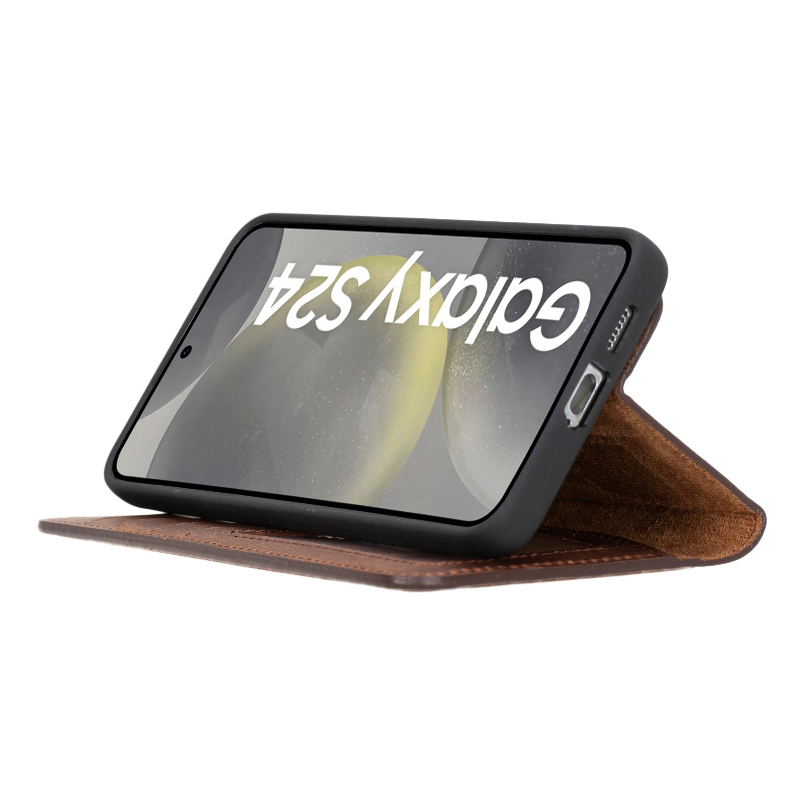 Magic Samsung Galaxy S24 Leather Detachable Wallet Case