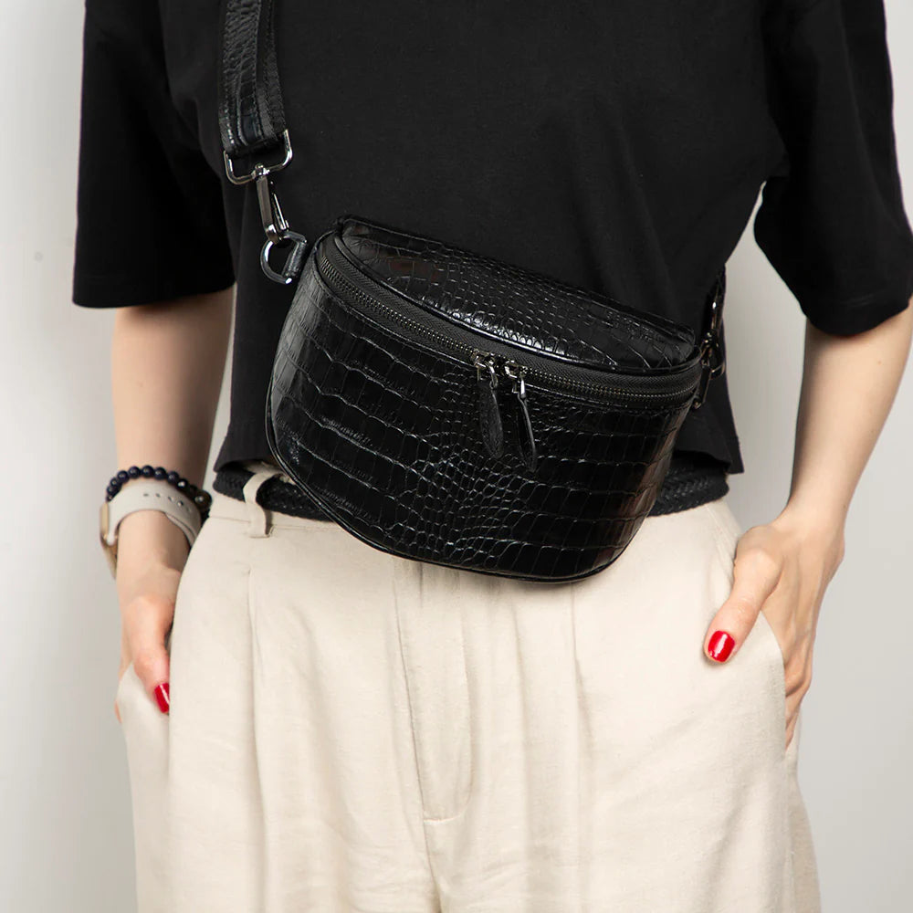 Alora Leather Crossbody Bag