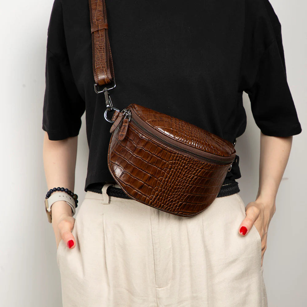 Alora Leather Crossbody Bag
