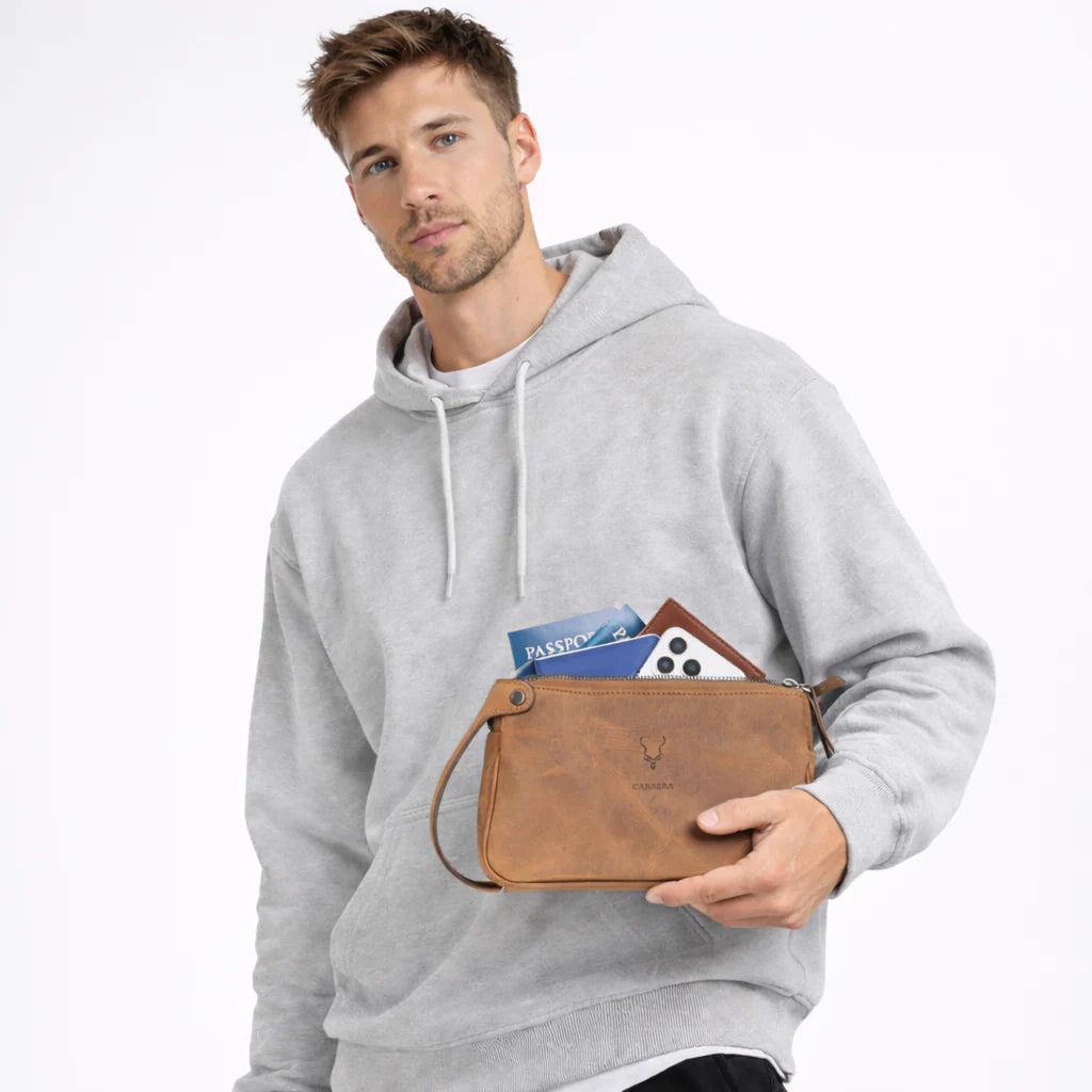 Carrera Valdiero Leather Men's Handbag