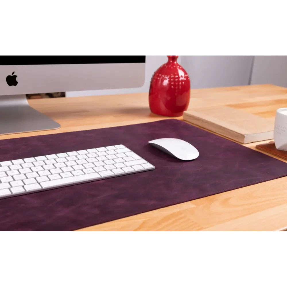 Natural Leather Desk Mat Medium