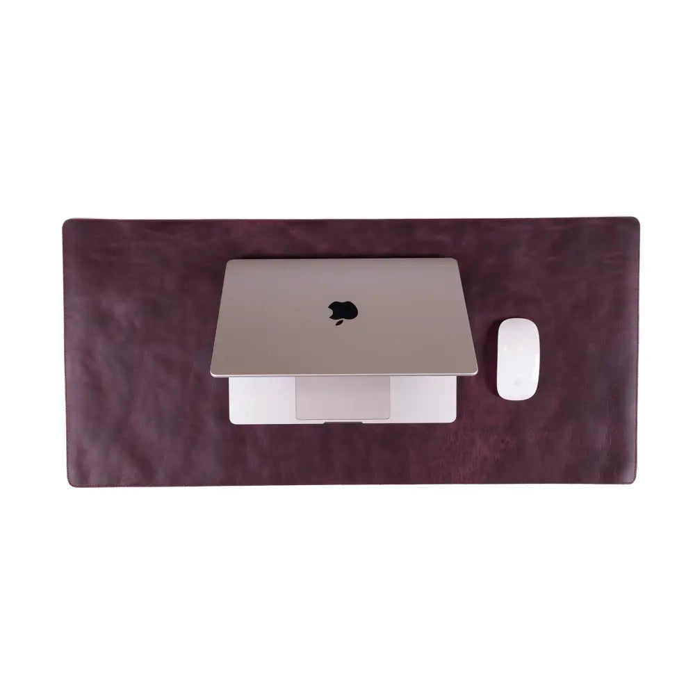 Natural Leather Desk Mat Medium