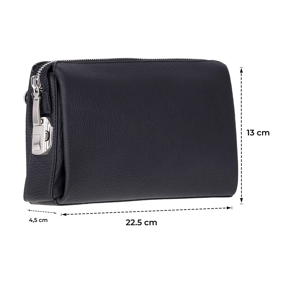 Lupus Leather Clutch Bag