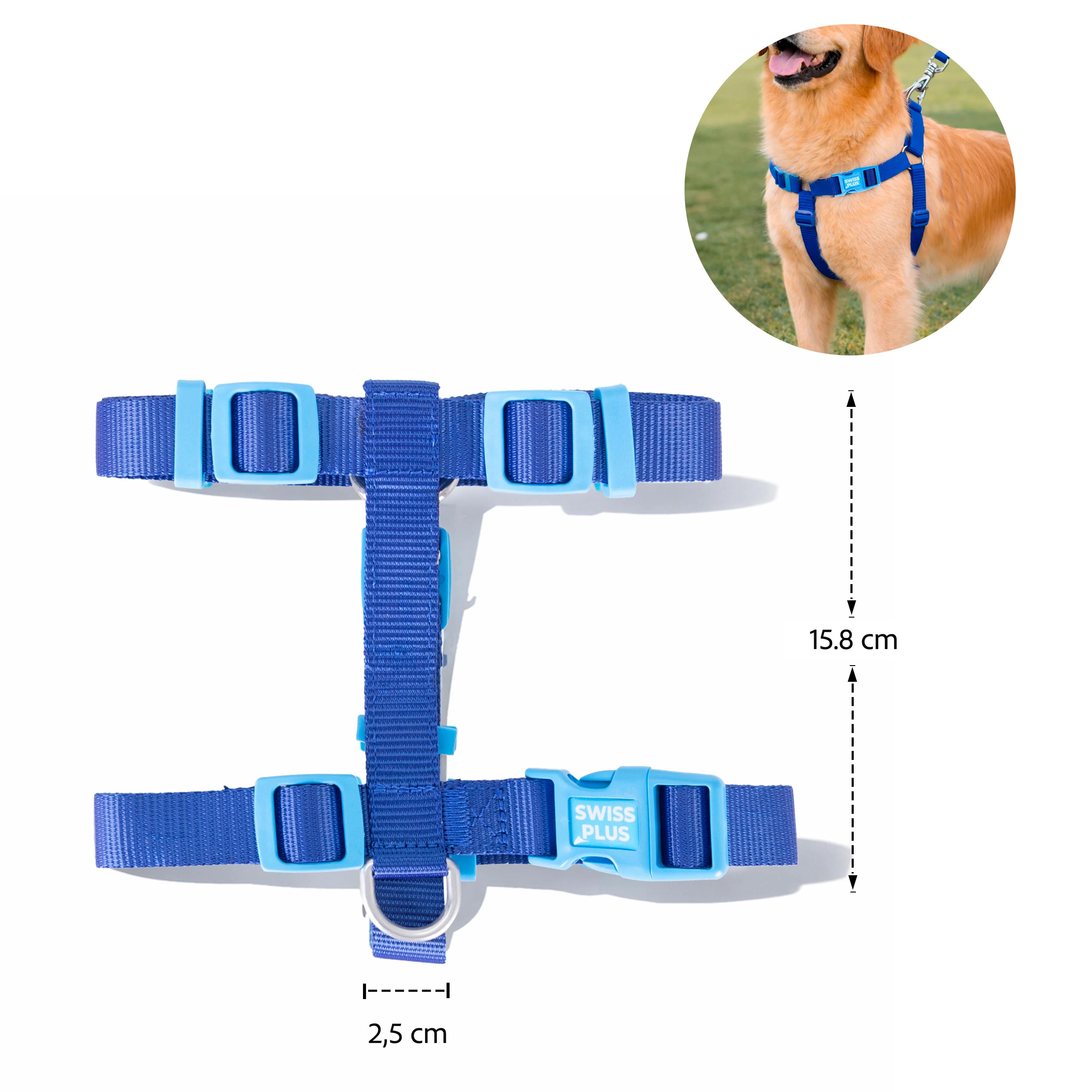 Solid Color H-Type Harness