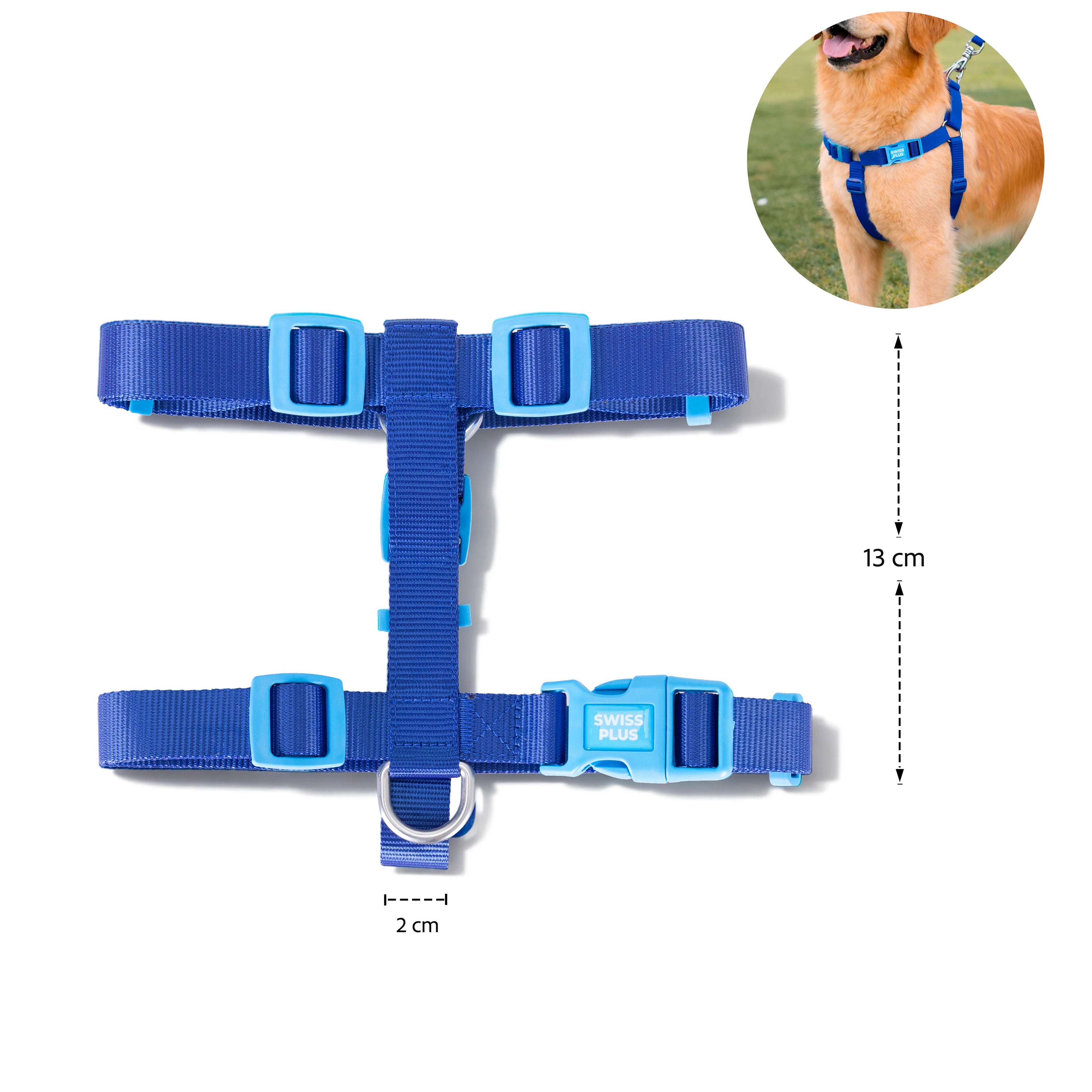 Solid Color H-Type Harness