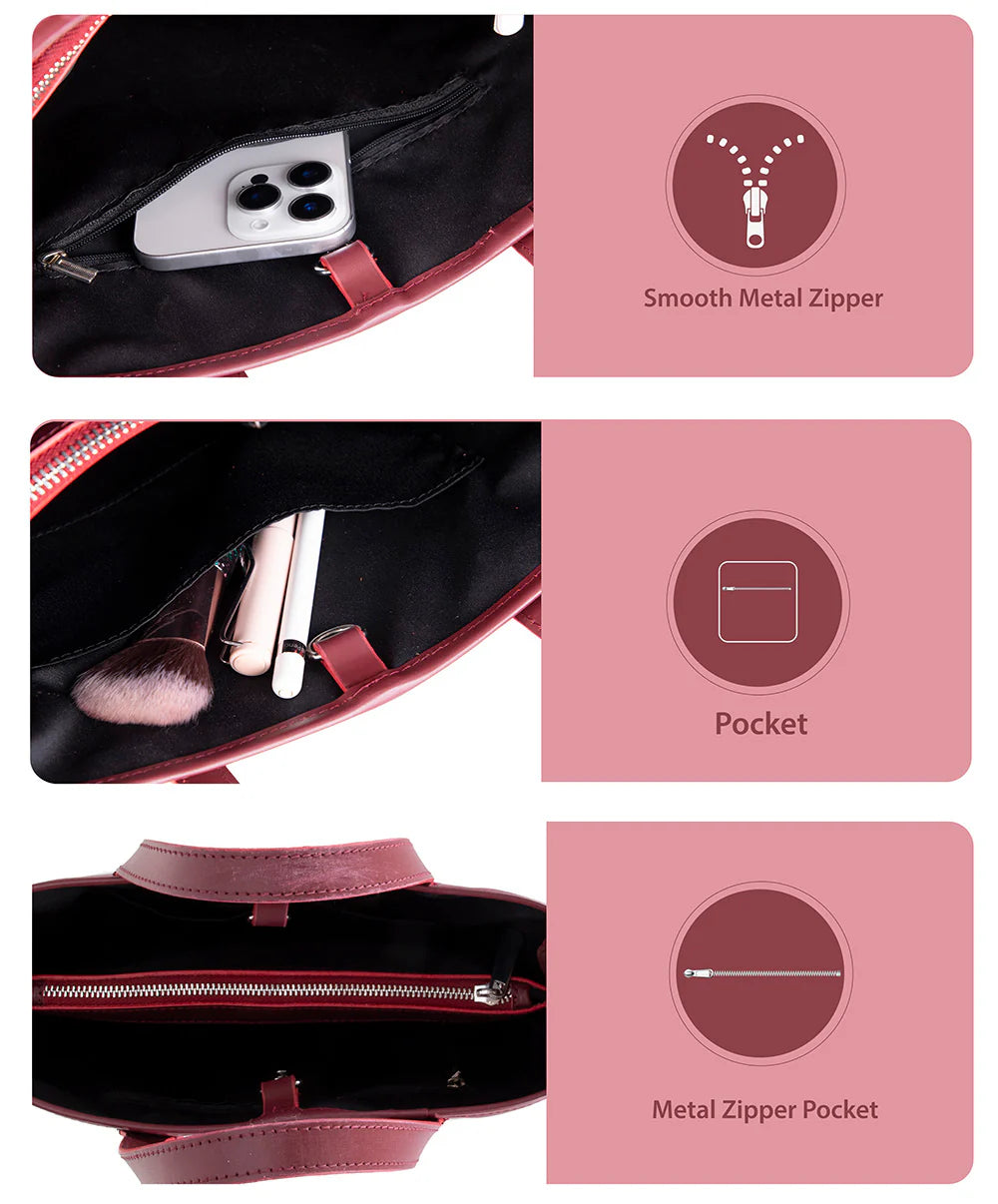 Valliro Leather Tote Bag