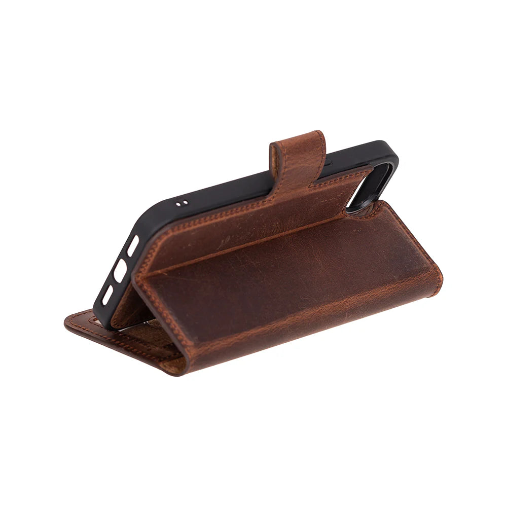 Magic iPhone 17E/16E Detachable Leather Wallet Case