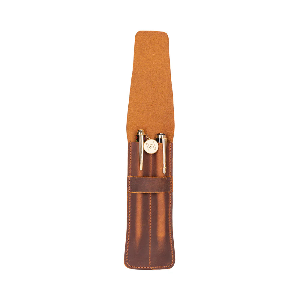 Punta Leather Pen Pouch