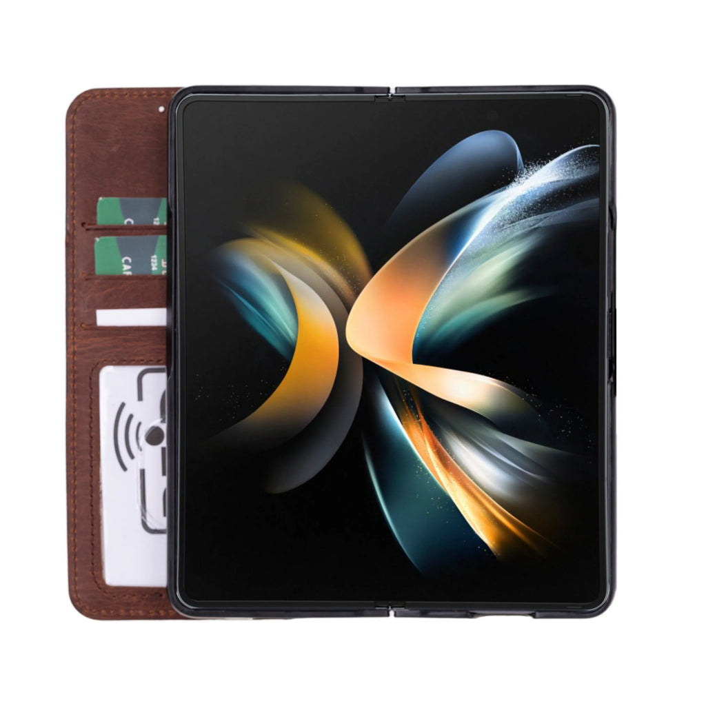 Wallet ID Google Pixel 10 Pro Fold Leather Folio Case