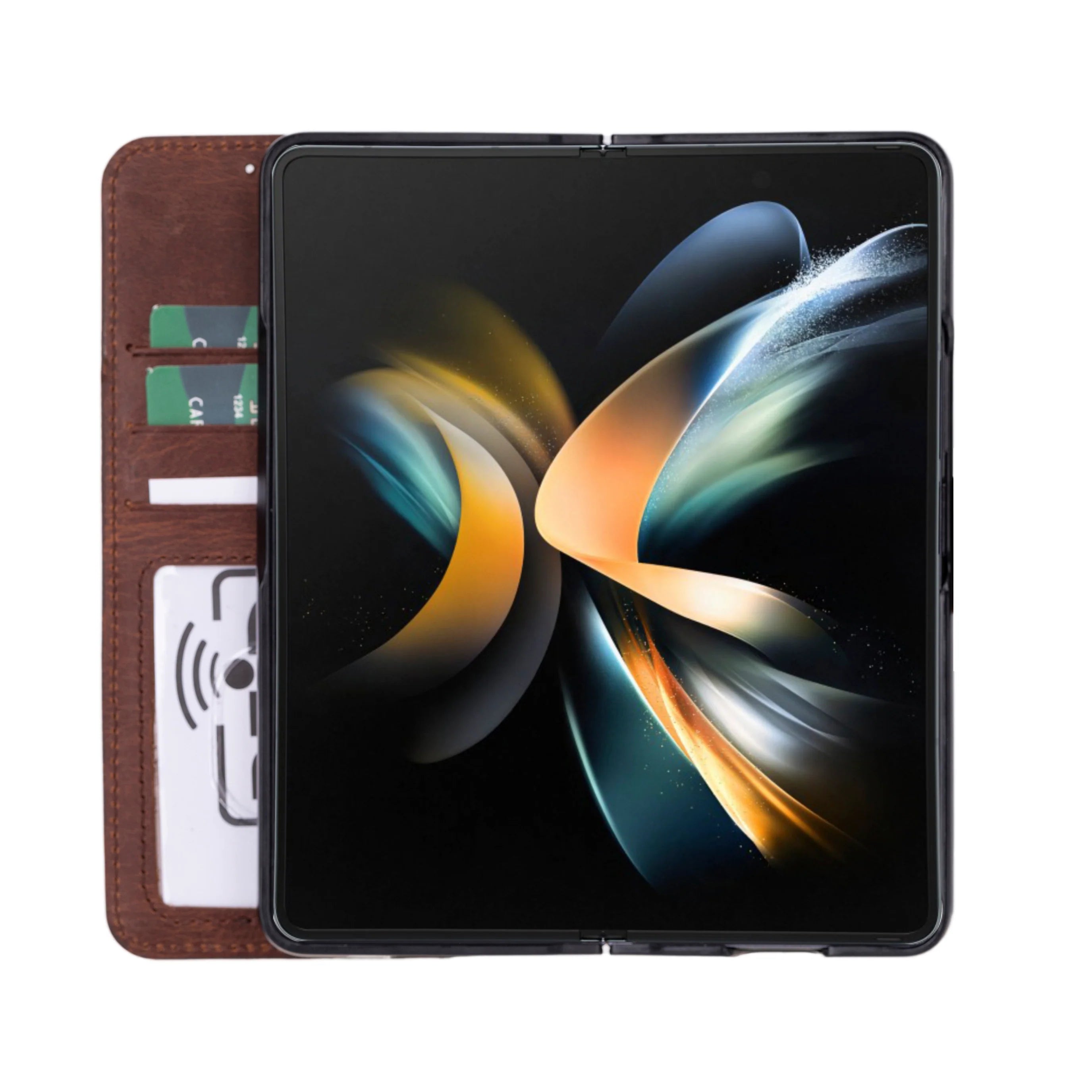 Wallet ID Google Pixel 10 Pro Fold Leather Folio Case