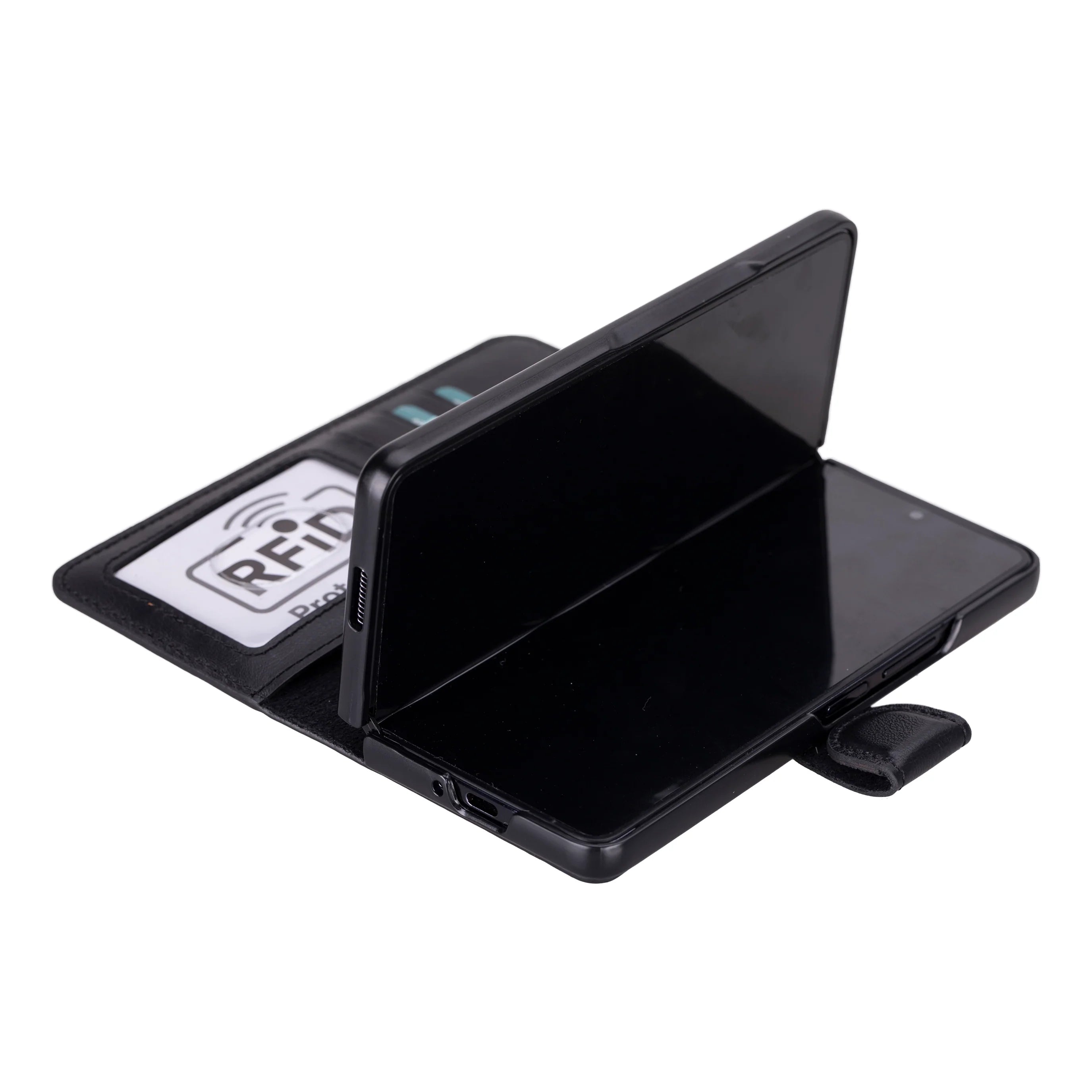 Wallet ID Leather Samsung Galaxy Z Fold 5 Folio Case