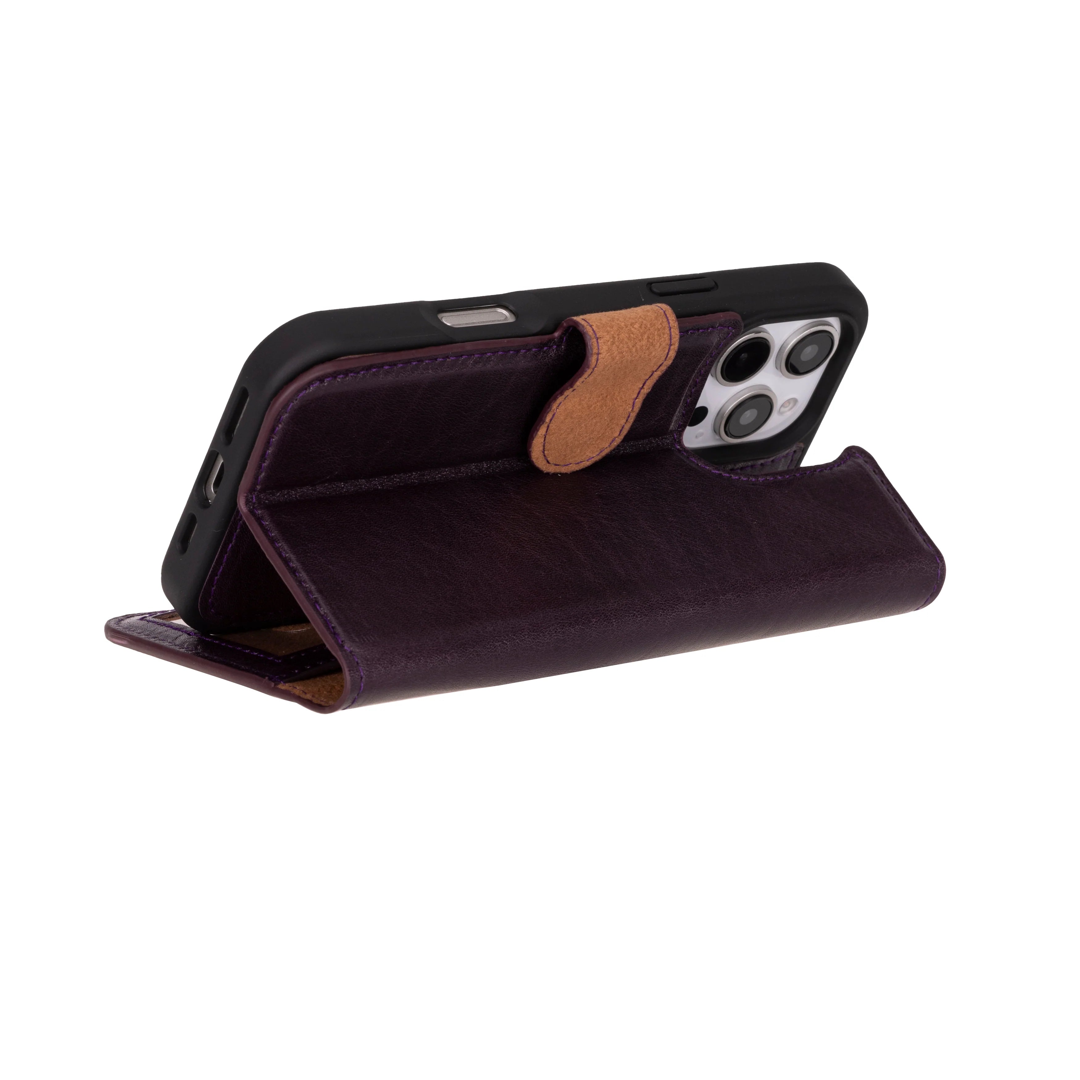 Magic iPhone 16 Pro Detachable Leather Wallet Case