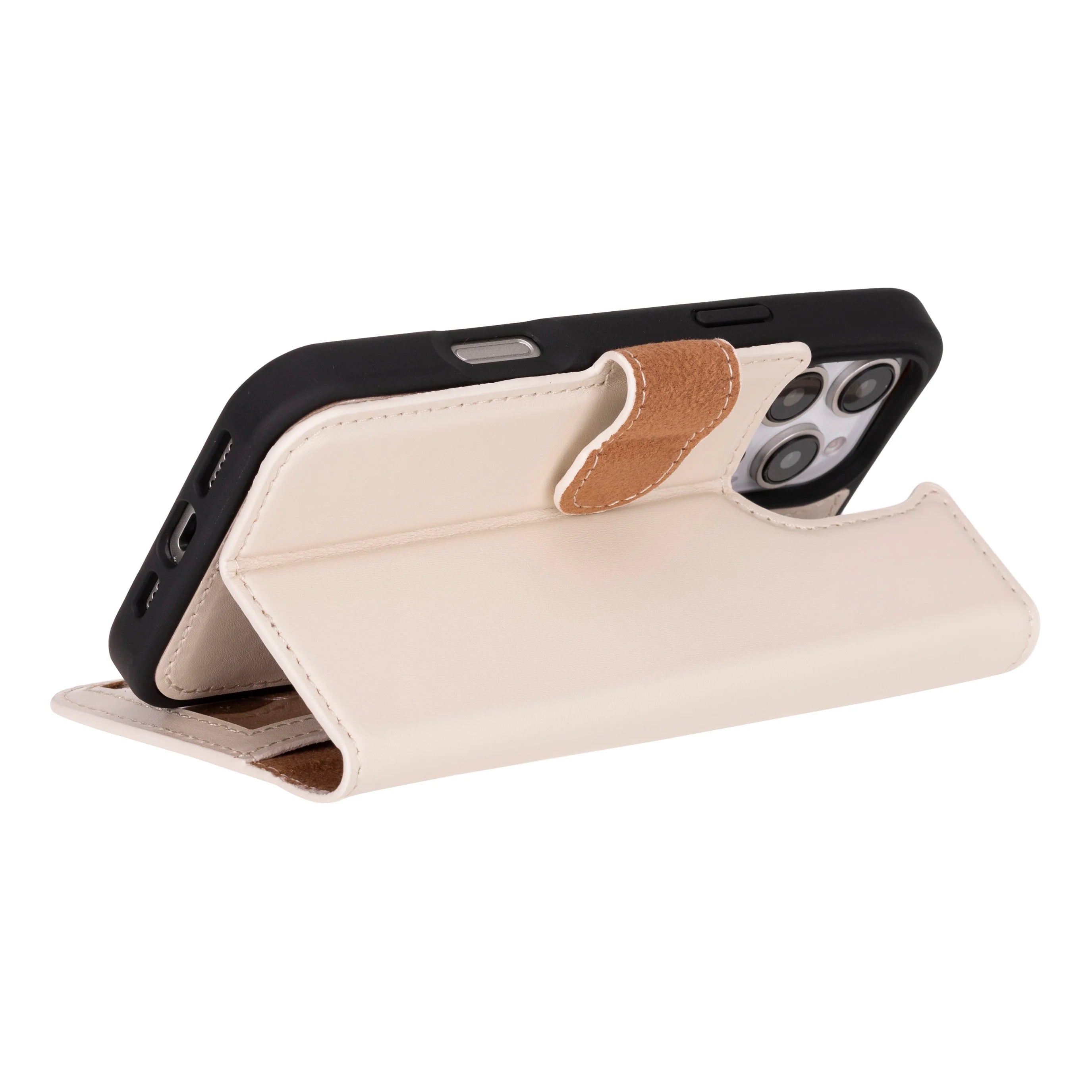 Magic iPhone 16 Pro Detachable Leather Wallet Case