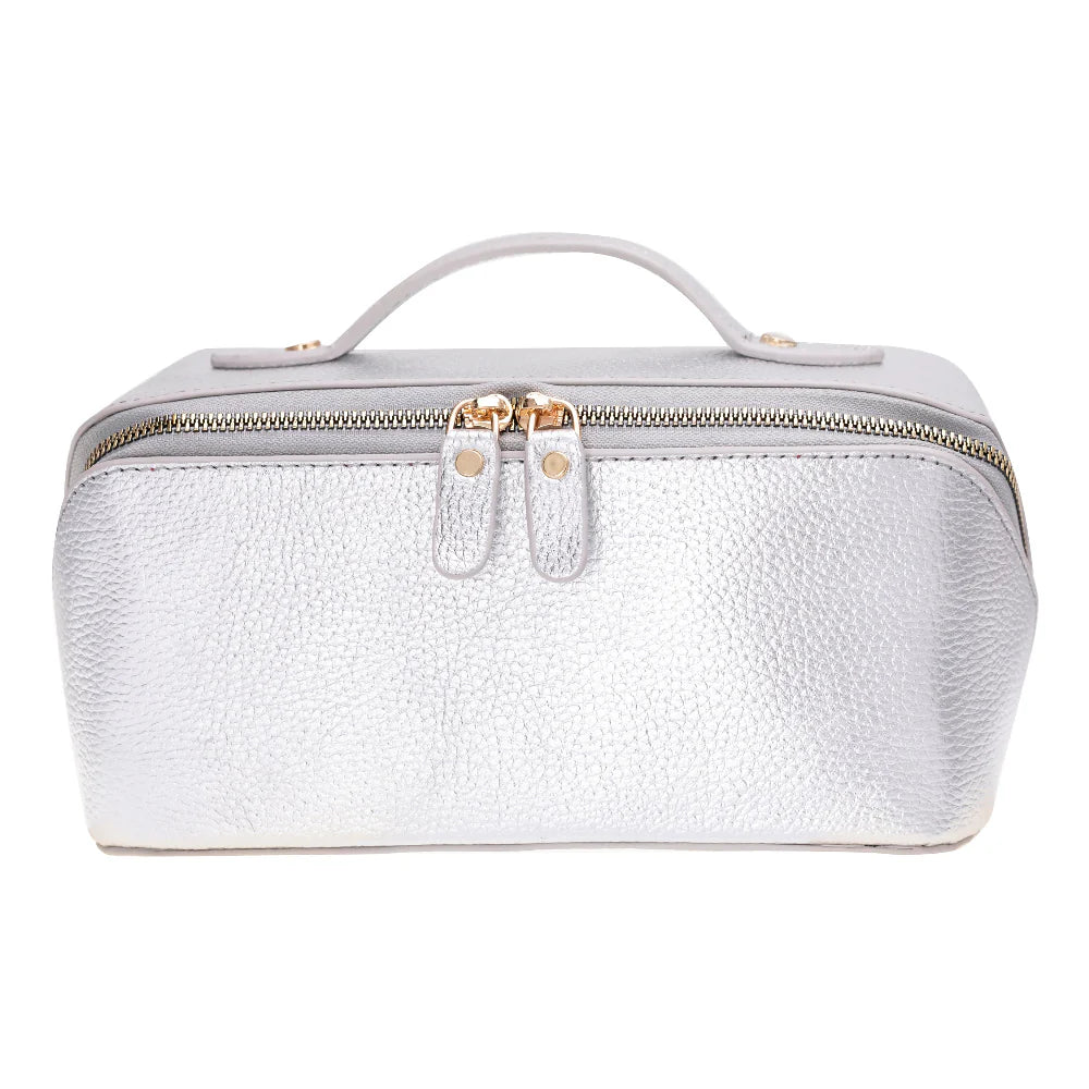 Ella Leather Makeup Bag