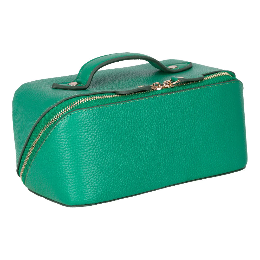 Ella Leather Makeup Bag