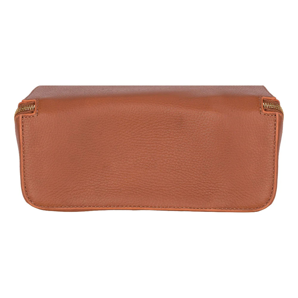 Ella Leather Makeup Bag