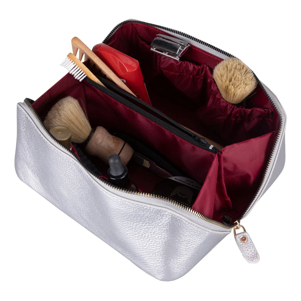 Ella Leather Makeup Bag