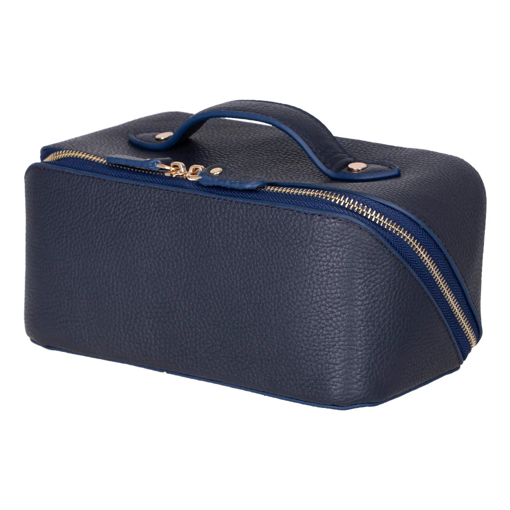 Ella Leather Makeup Bag