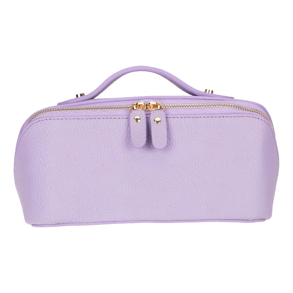 Ella Leather Makeup Bag