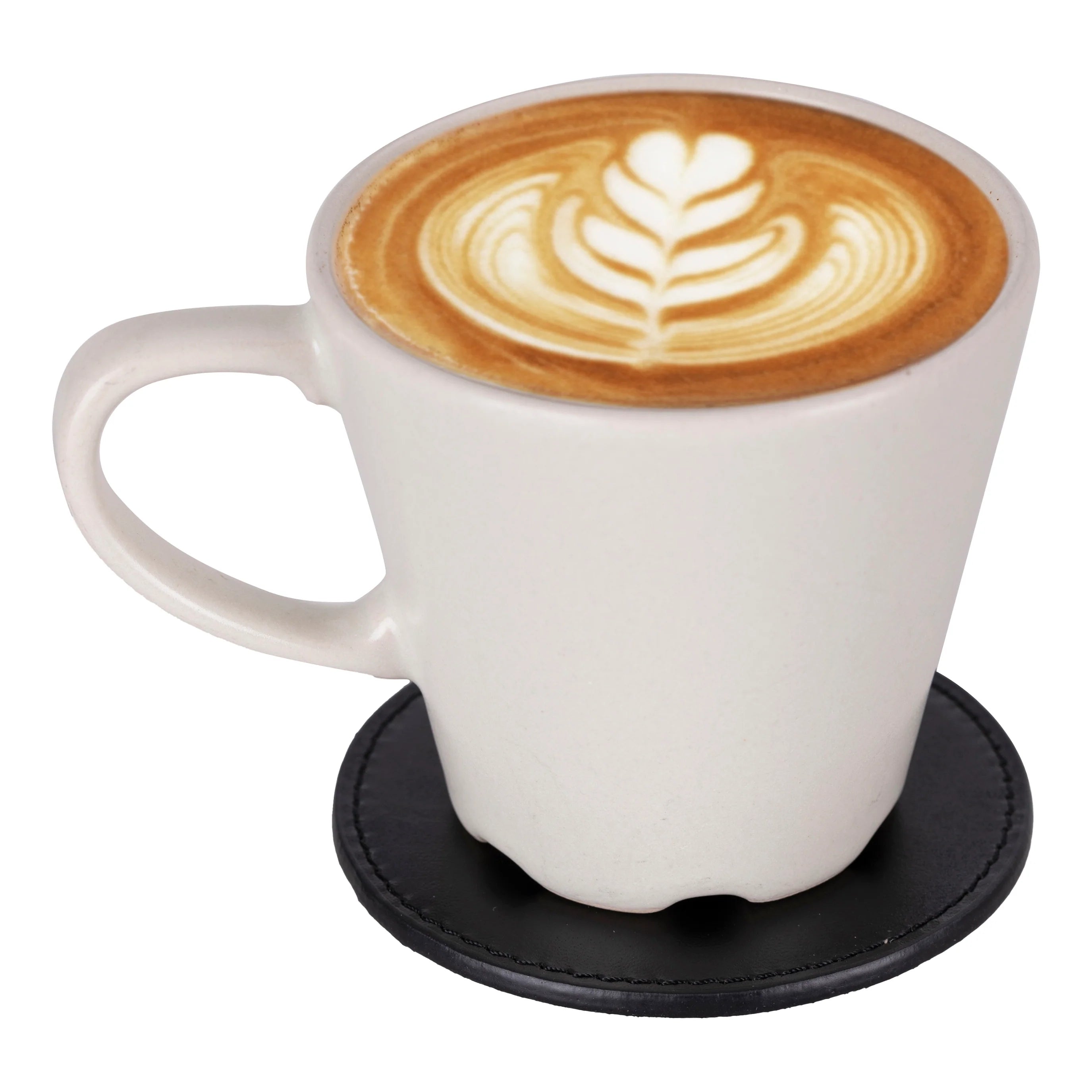 Divine Cup Leather Coaster Set