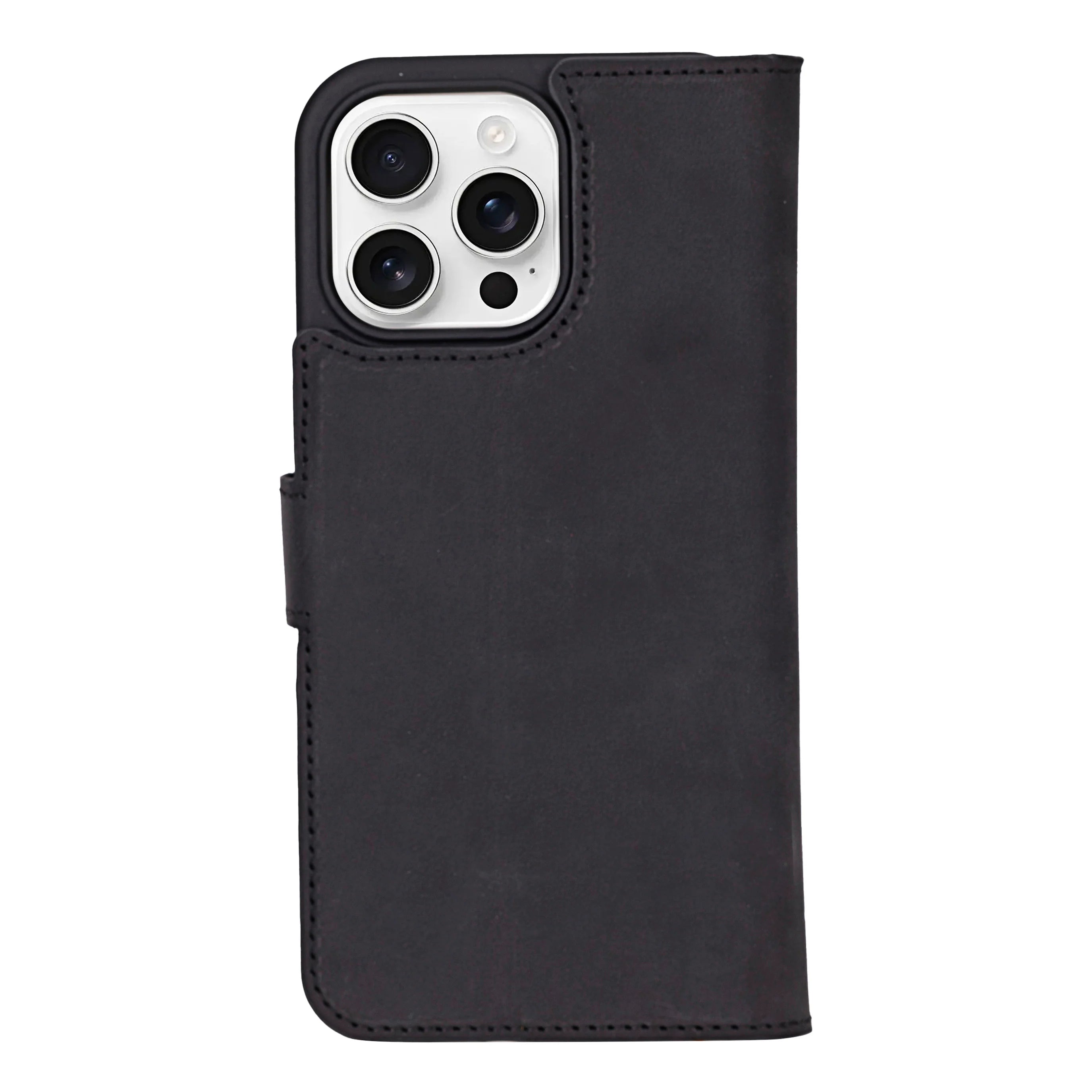 Liluri iPhone 16 Pro Max Detachable Leather Wallet Case