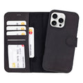Liluri iPhone 16 Pro Max Detachable Leather Wallet Case