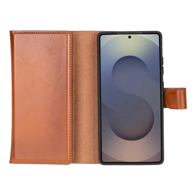 Santa Samsung Galaxy S25 Ultra Leather Detachable Wallet Case