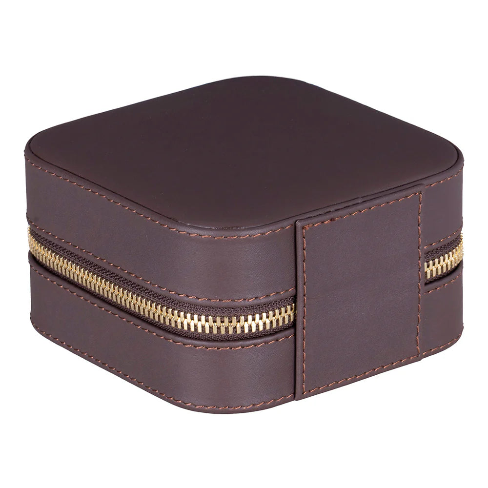 Amanda Leather Jewelry Box, Medium
