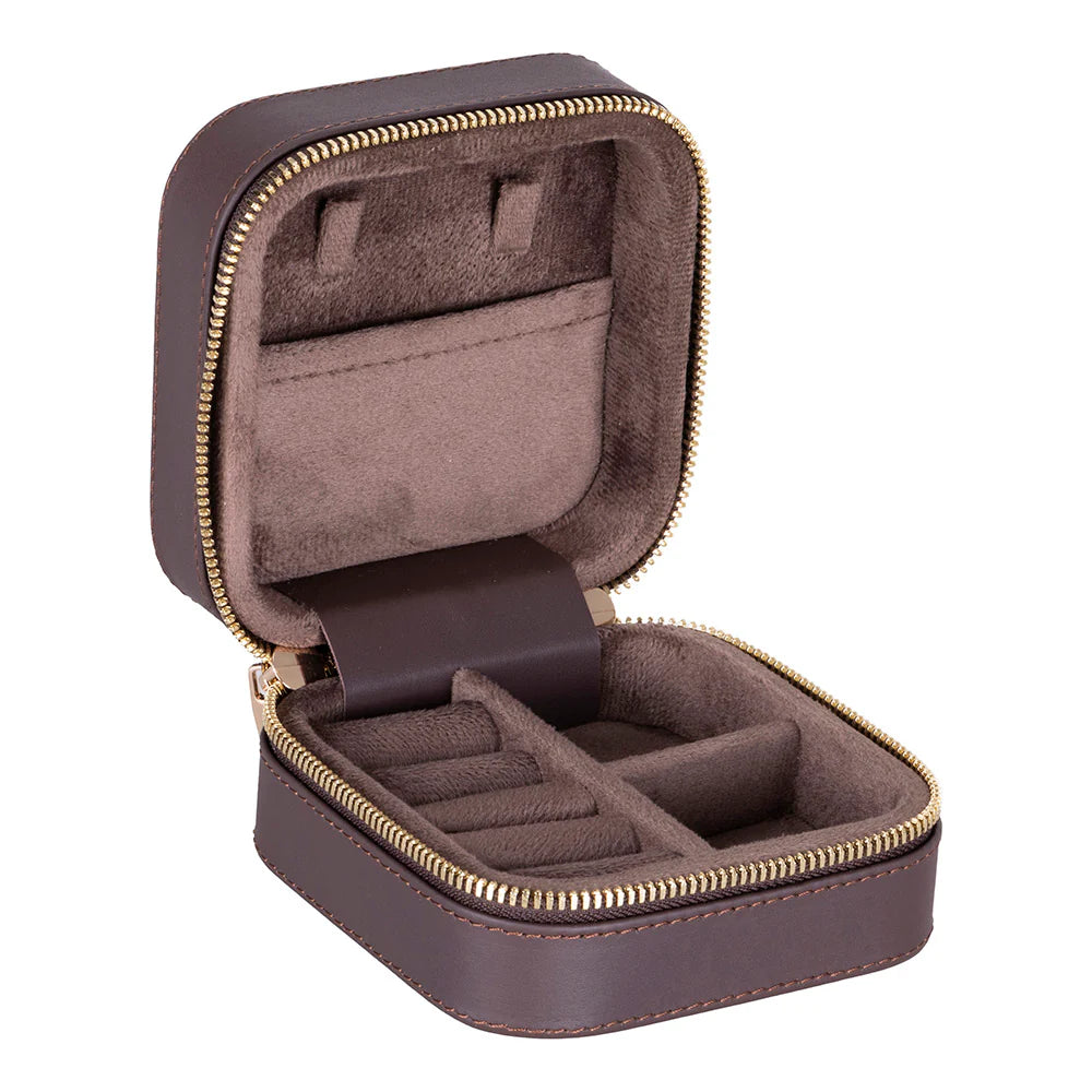 Amanda Leather Jewelry Box, Medium