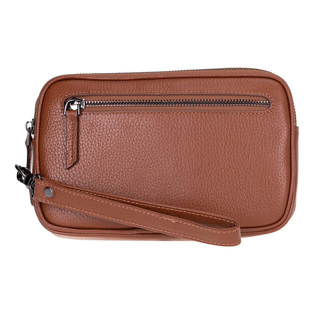 Noma Leather Clutch Bag