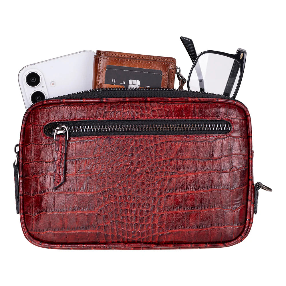 Noma Leather Clutch Bag