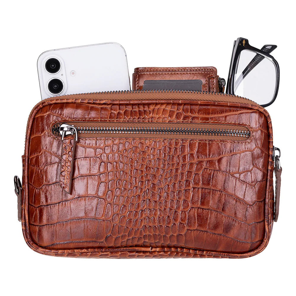 Noma Leather Clutch Bag