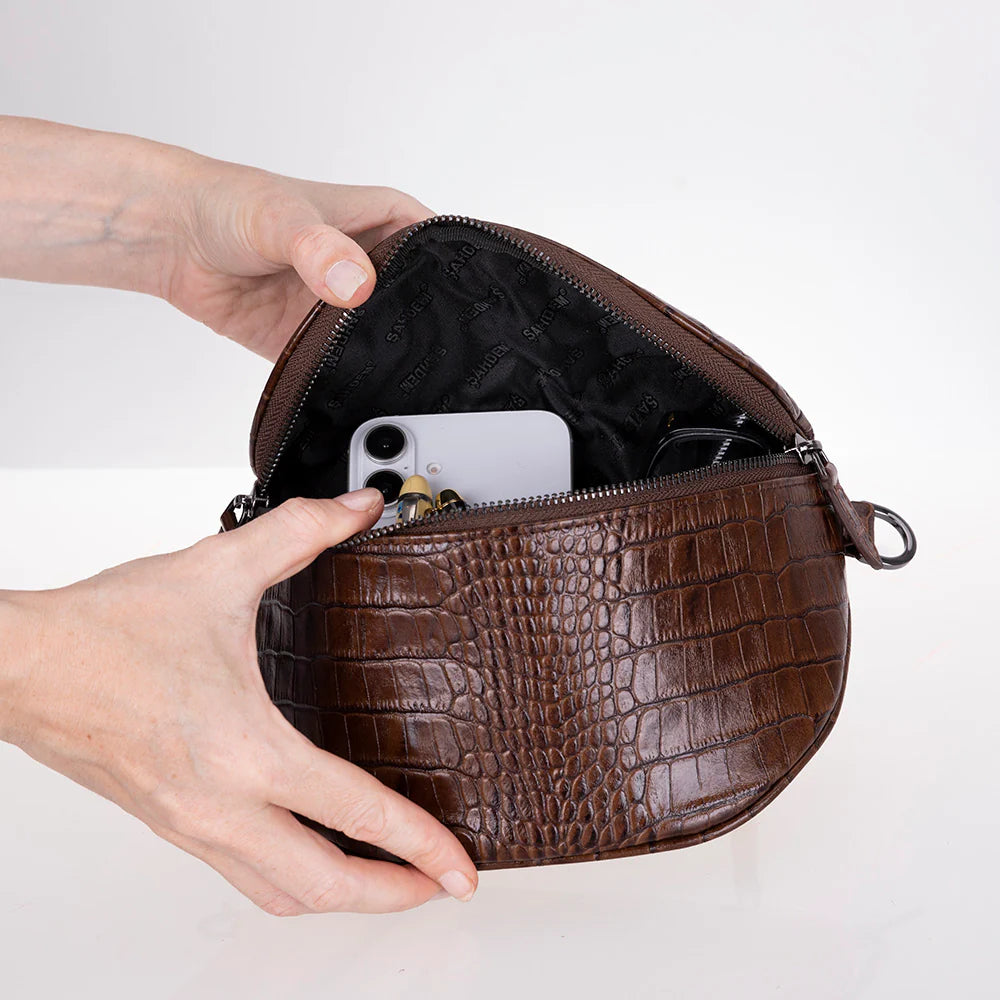Alora Leather Crossbody Bag
