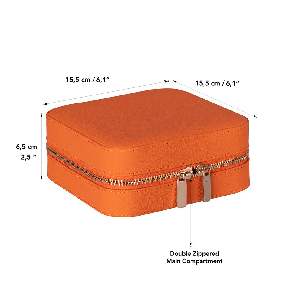 Amanda Leather Jewelry Box, Large