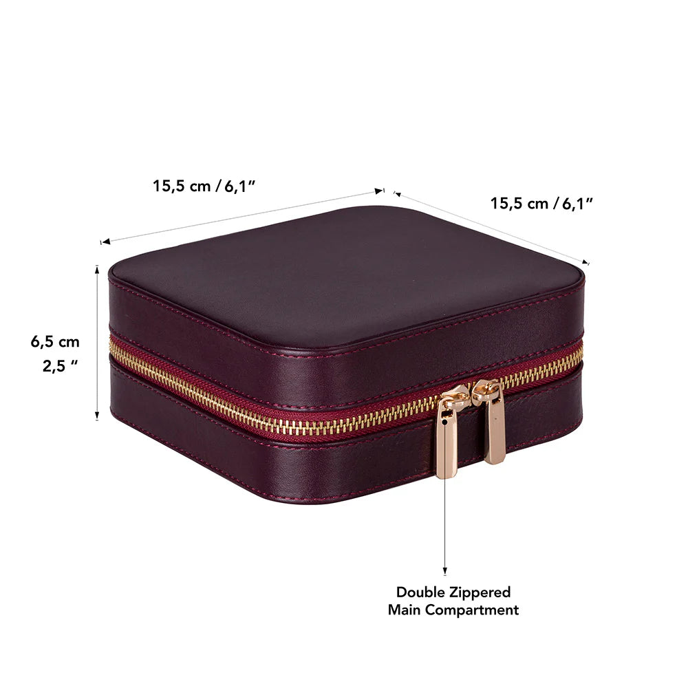 Amanda Leather Jewelry Box, Large