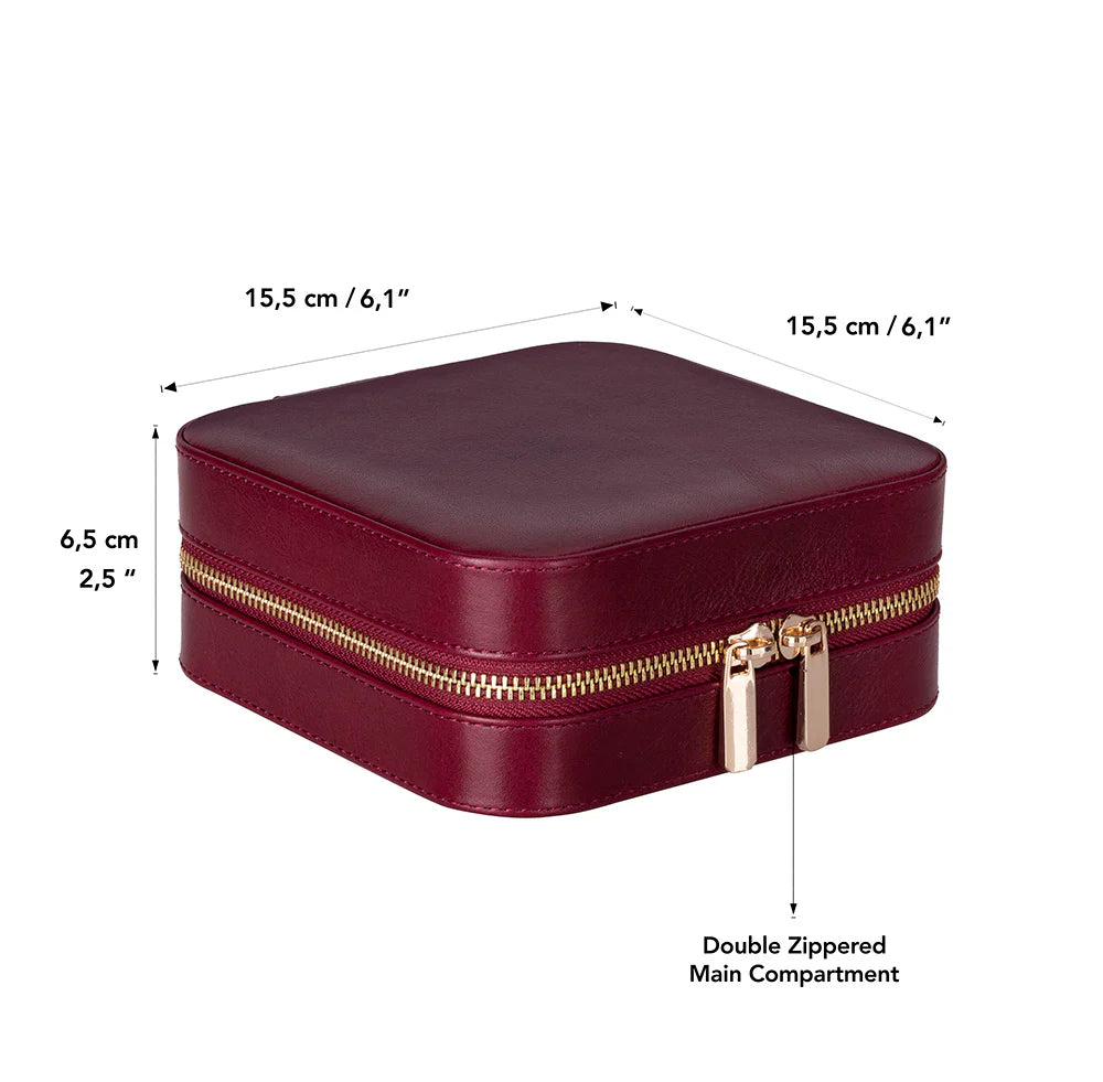 Amanda Leather Jewelry Box, Large