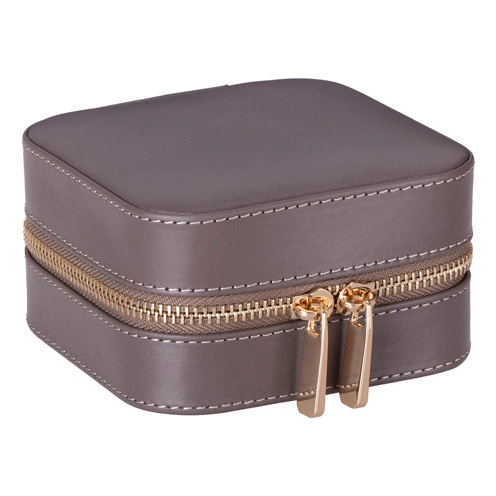 Amanda Leather Jewelry Box, Medium