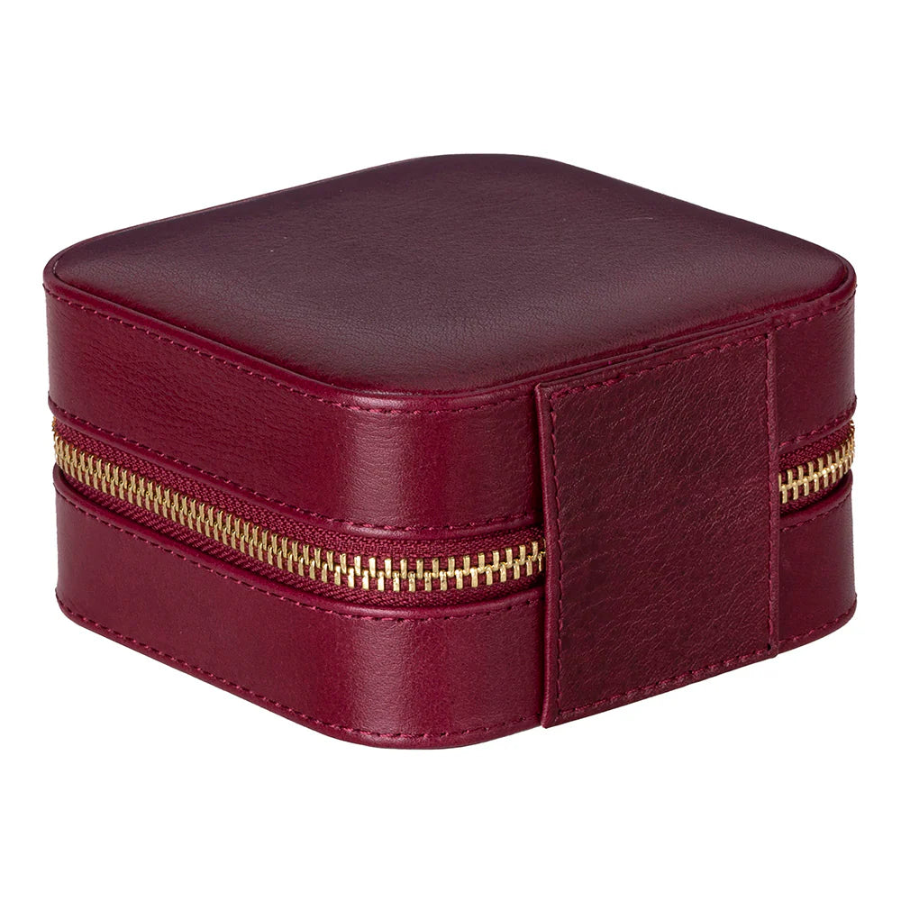 Amanda Leather Jewelry Box, Medium
