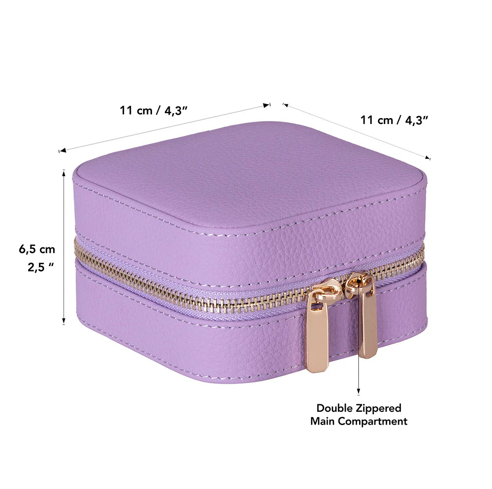 Amanda Leather Jewelry Box, Medium