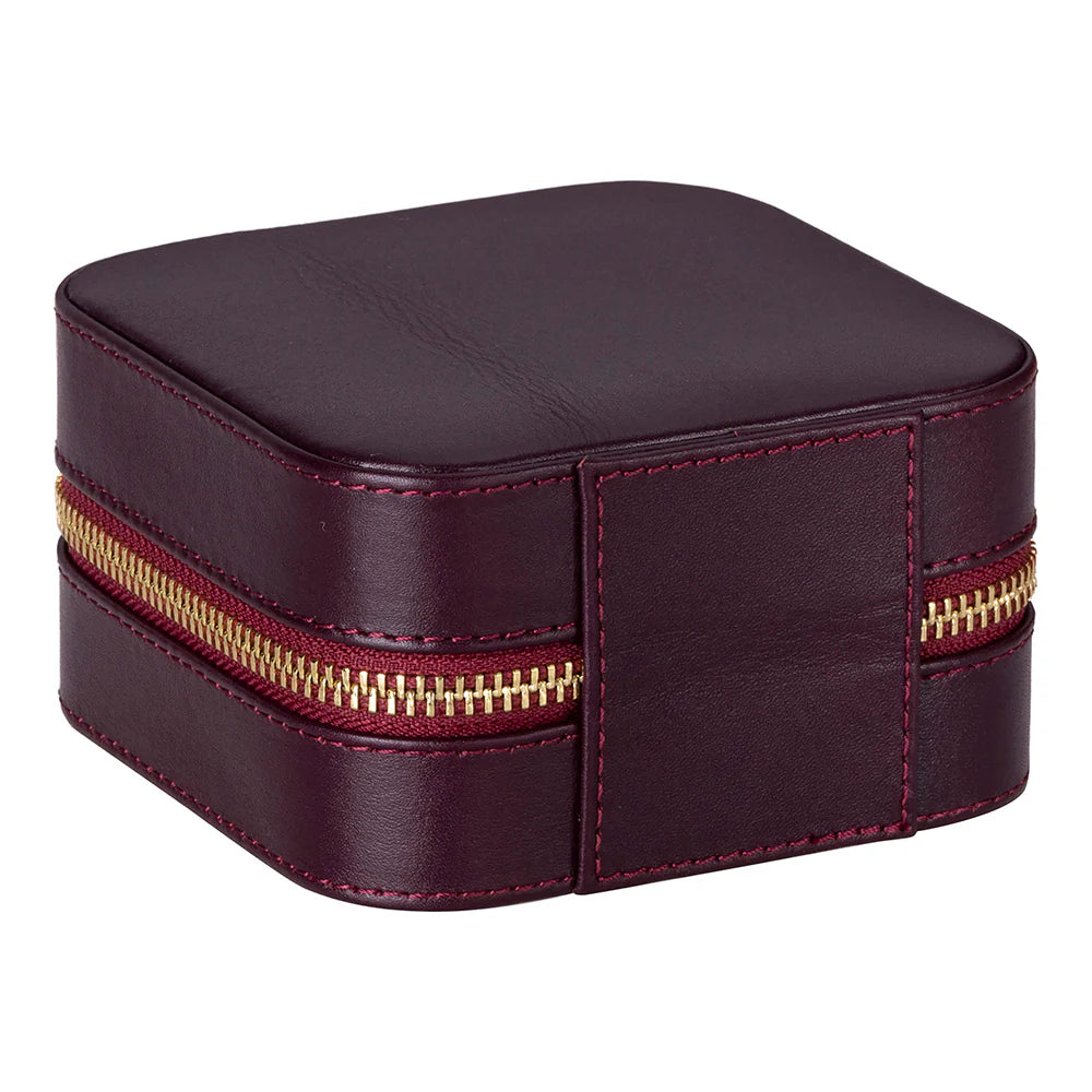 Amanda Leather Jewelry Box, Medium