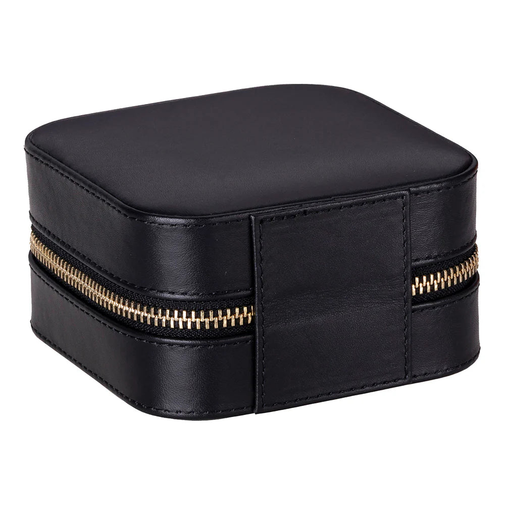 Amanda Leather Jewelry Box, Medium