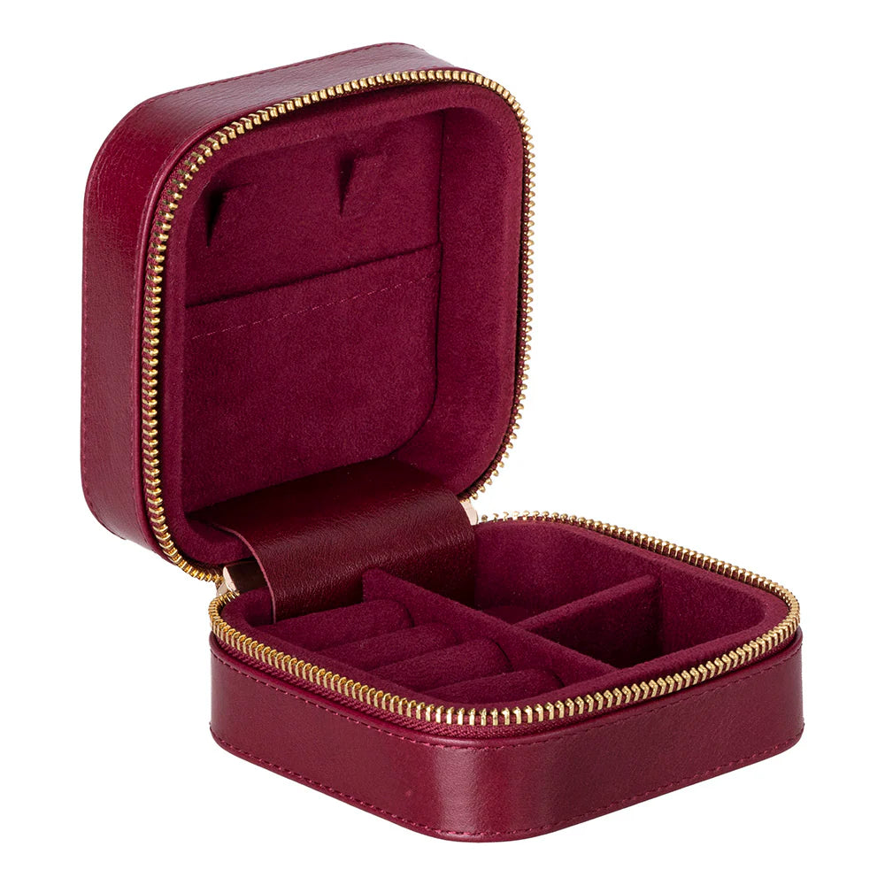 Amanda Leather Jewelry Box, Medium