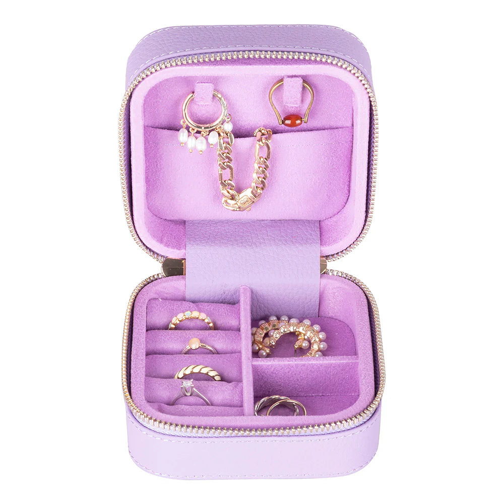 Amanda Leather Jewelry Box, Medium