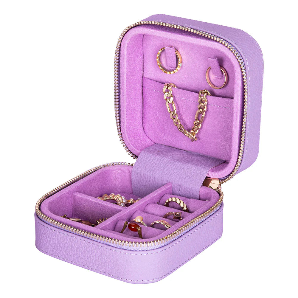 Amanda Leather Jewelry Box, Medium