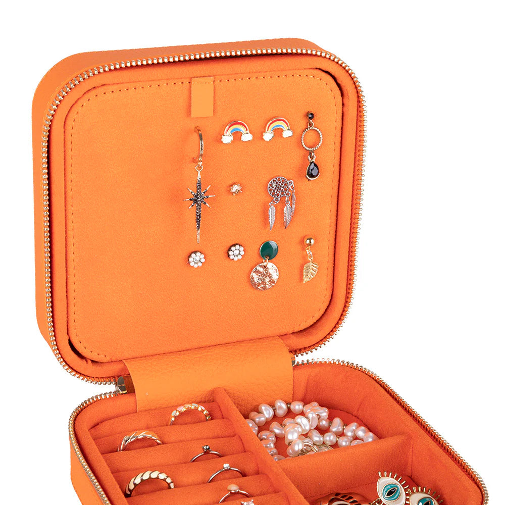 Amanda Leather Jewelry Box, Large