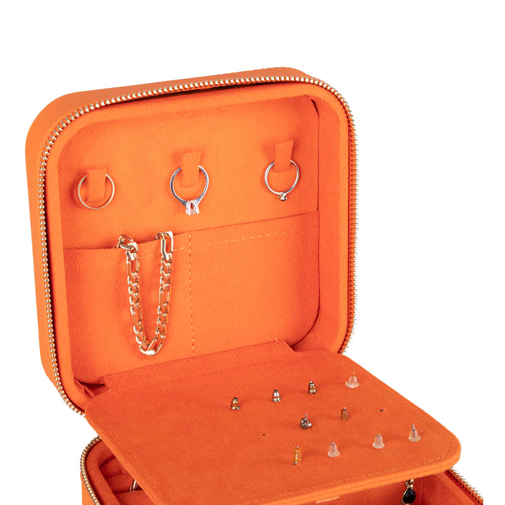 Amanda Leather Jewelry Box, Large